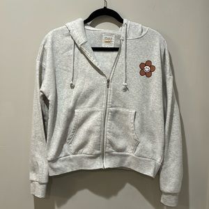 Cali 1850 Have a Blessed Day Zip Up Hoodie Grey